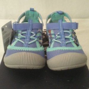 GENUINE Teal & White Sandal - Size 8 Toddler